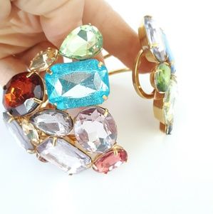 Stunning jeweled cuff bracelet